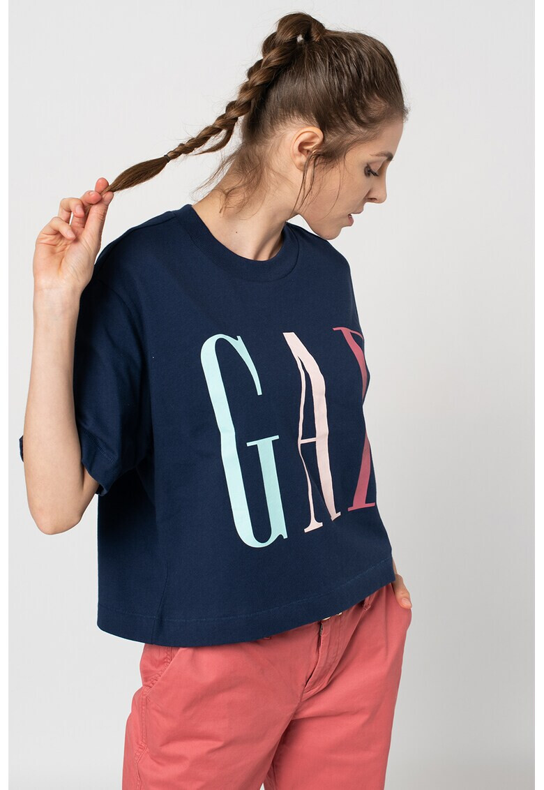 GAP Тениска с уголемено лого - Pepit.bg