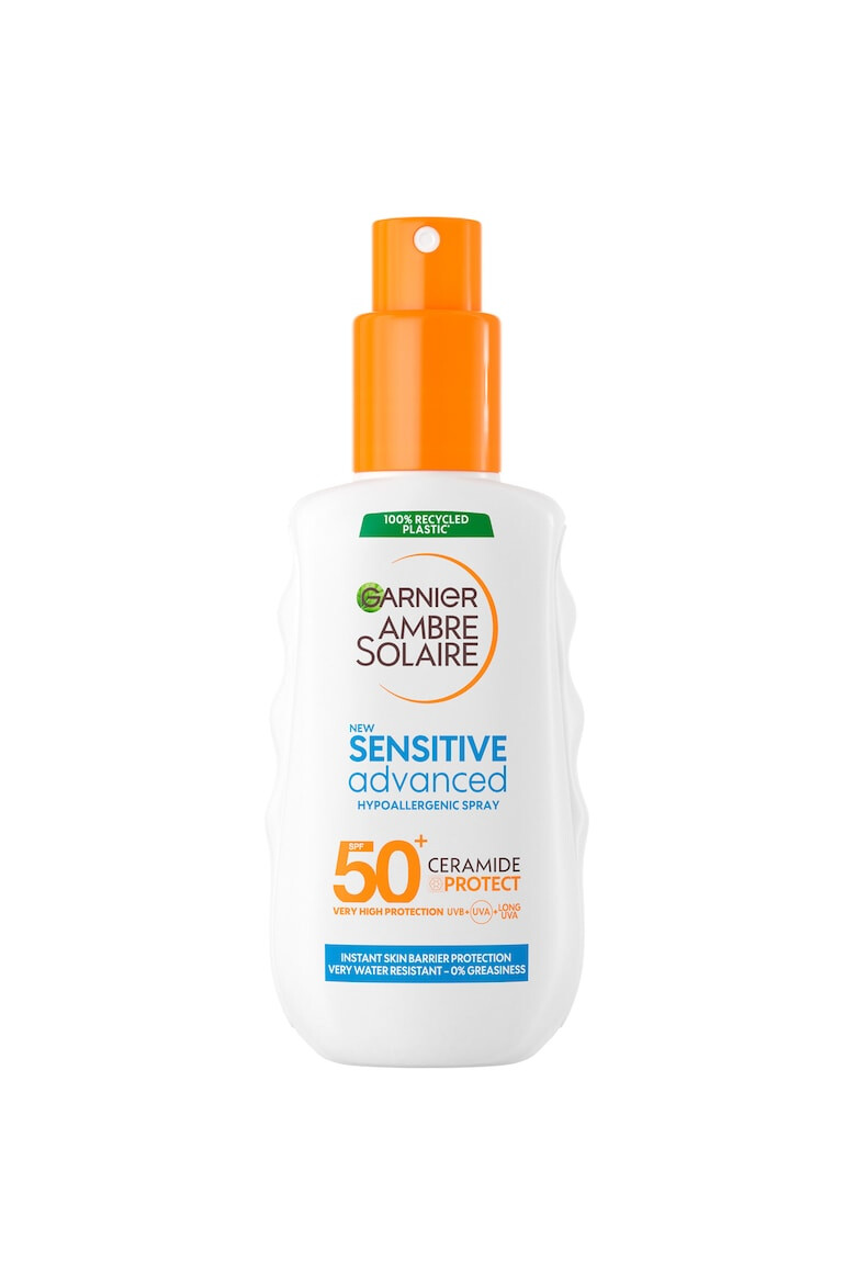 Garnier Слънцезащитен спрей за тяло Ambre Solaire Sensitive Advanced SPF 50+ 150 мл - Pepit.bg