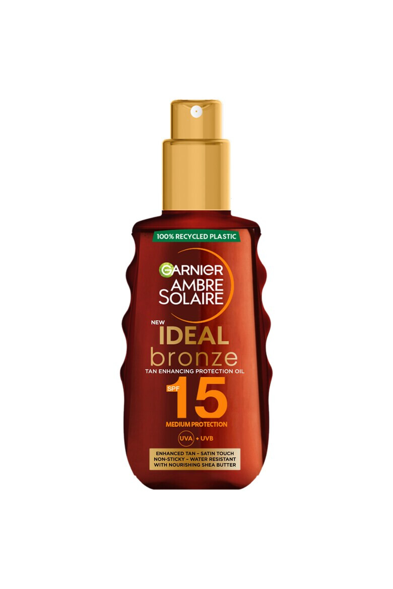 Garnier Слънцезащитно олио Ambre Solaire Ideal Bronze С SPF15 150 мл - Pepit.bg