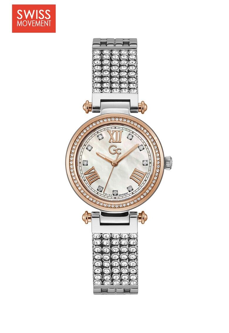 GC Иноксов часовник с кристали Swarovski - Pepit.bg