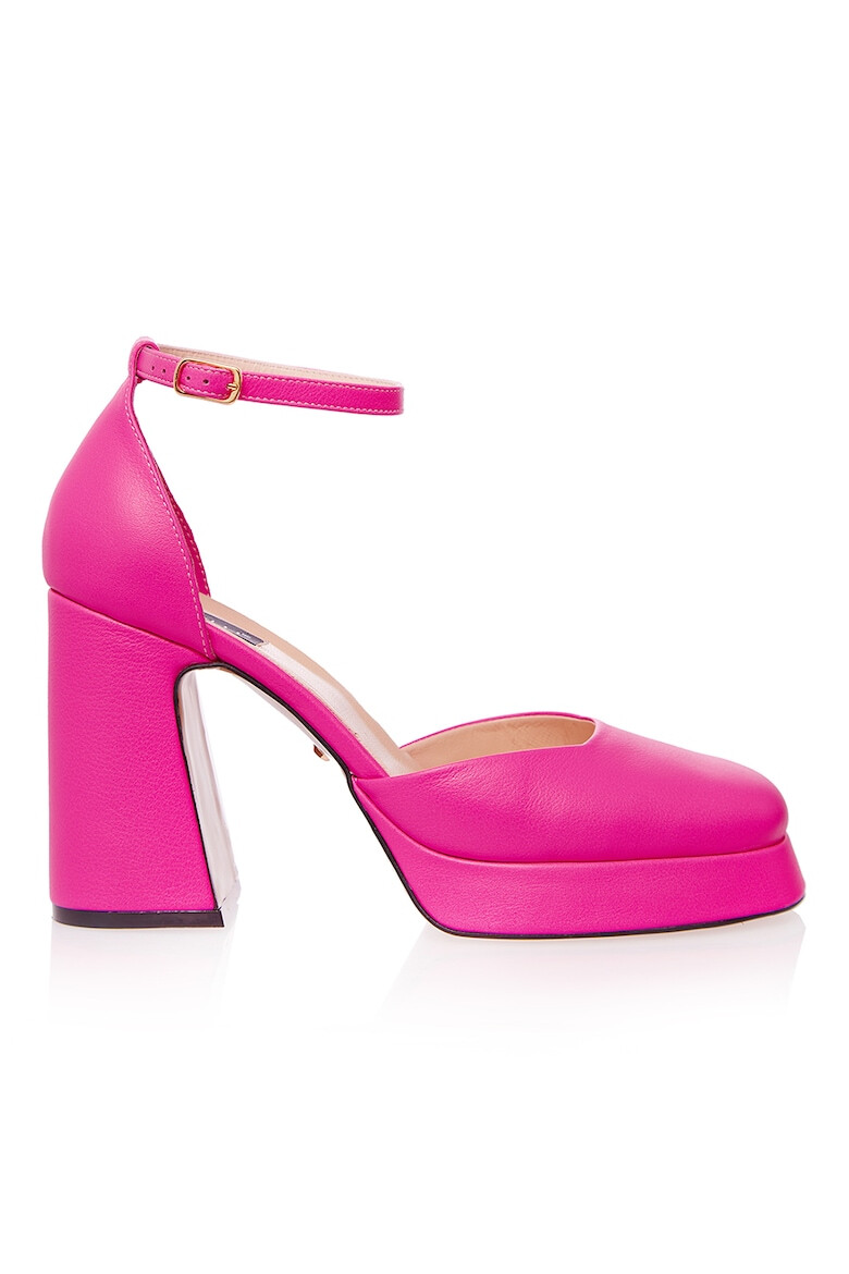 Gemelli Shoes Кожени обувки Barbie с каишка на глезена - Pepit.bg