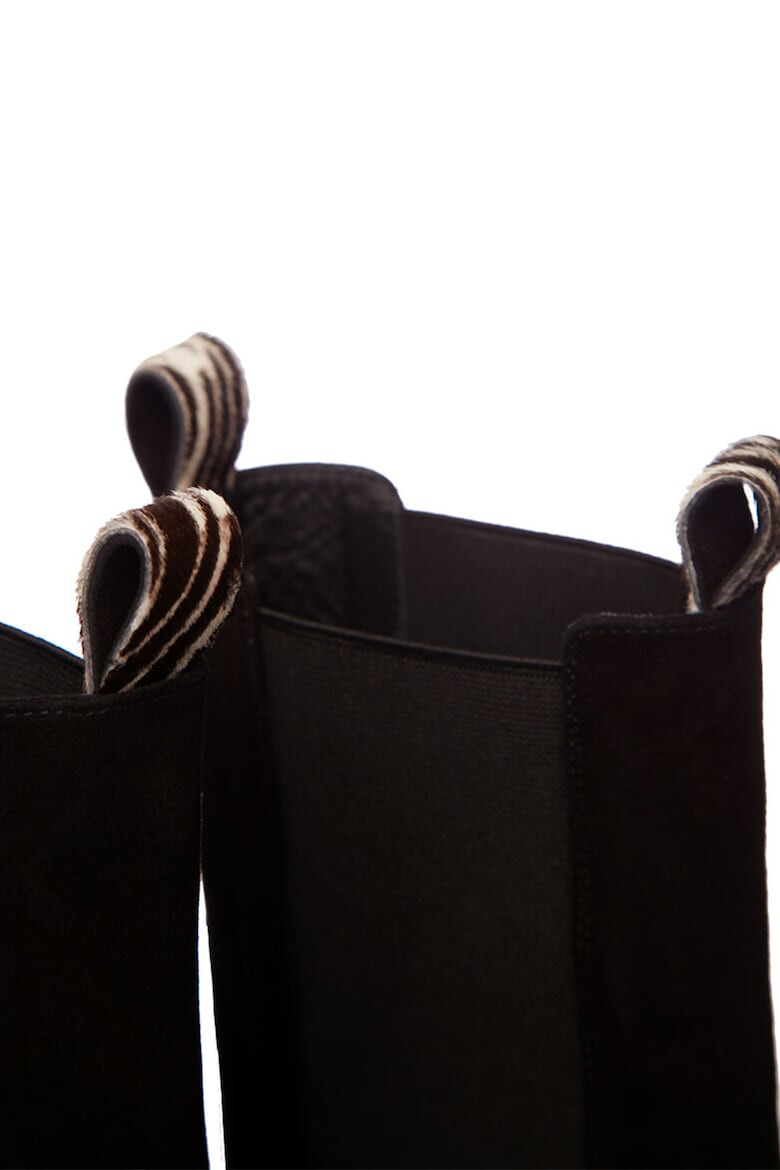 Gemelli Shoes Велурени боти Halle - Pepit.bg
