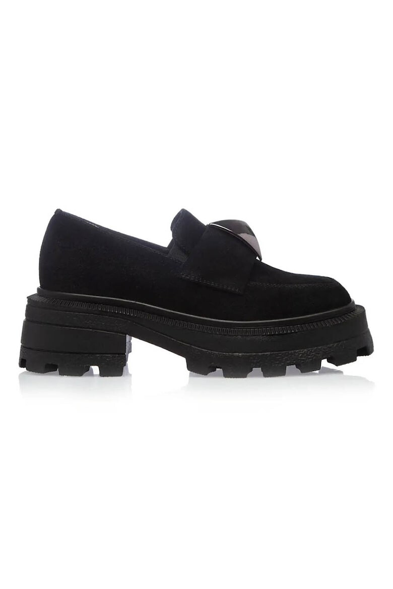 Gemelli Shoes Велурени мокасини Onyx - Pepit.bg