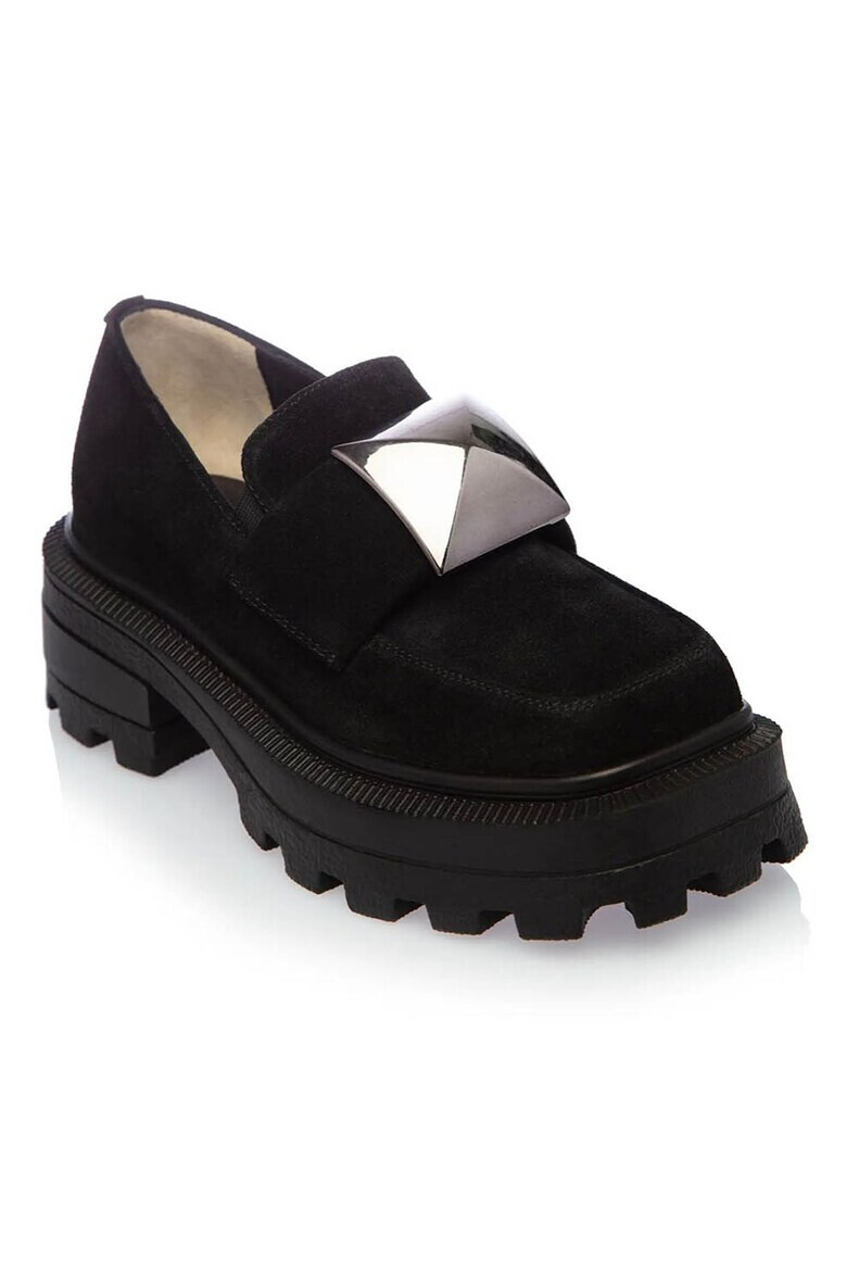 Gemelli Shoes Велурени мокасини Onyx - Pepit.bg