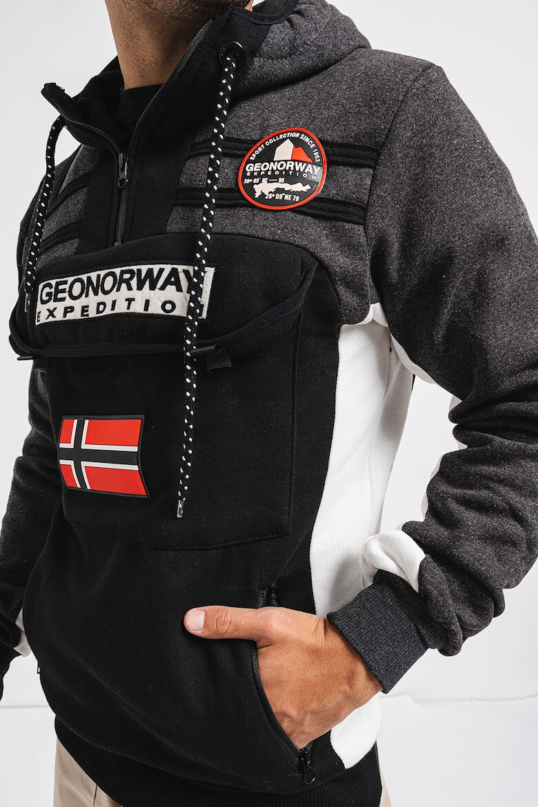 Geo Norway Худи Fitakol с къс цип - Pepit.bg