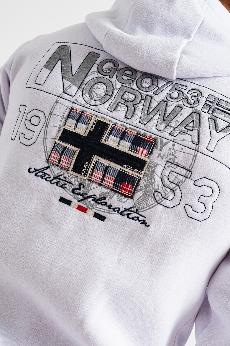 Geo Norway Худи Gordon с цип и лого - Pepit.bg