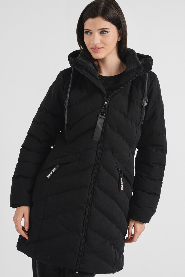 Geographical Norway Дълго зимно яке с цип - Pepit.bg