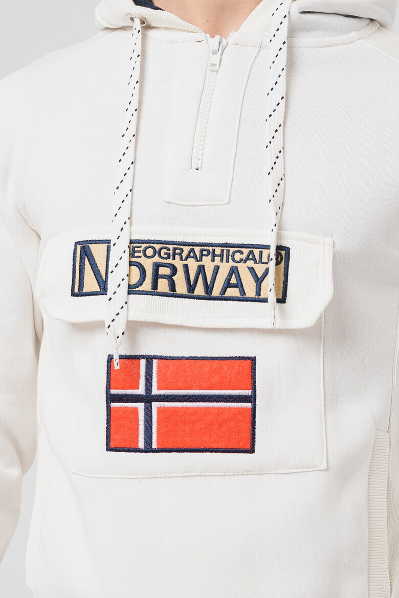 Geographical Norway Худи Gym Class с къс цип - Pepit.bg