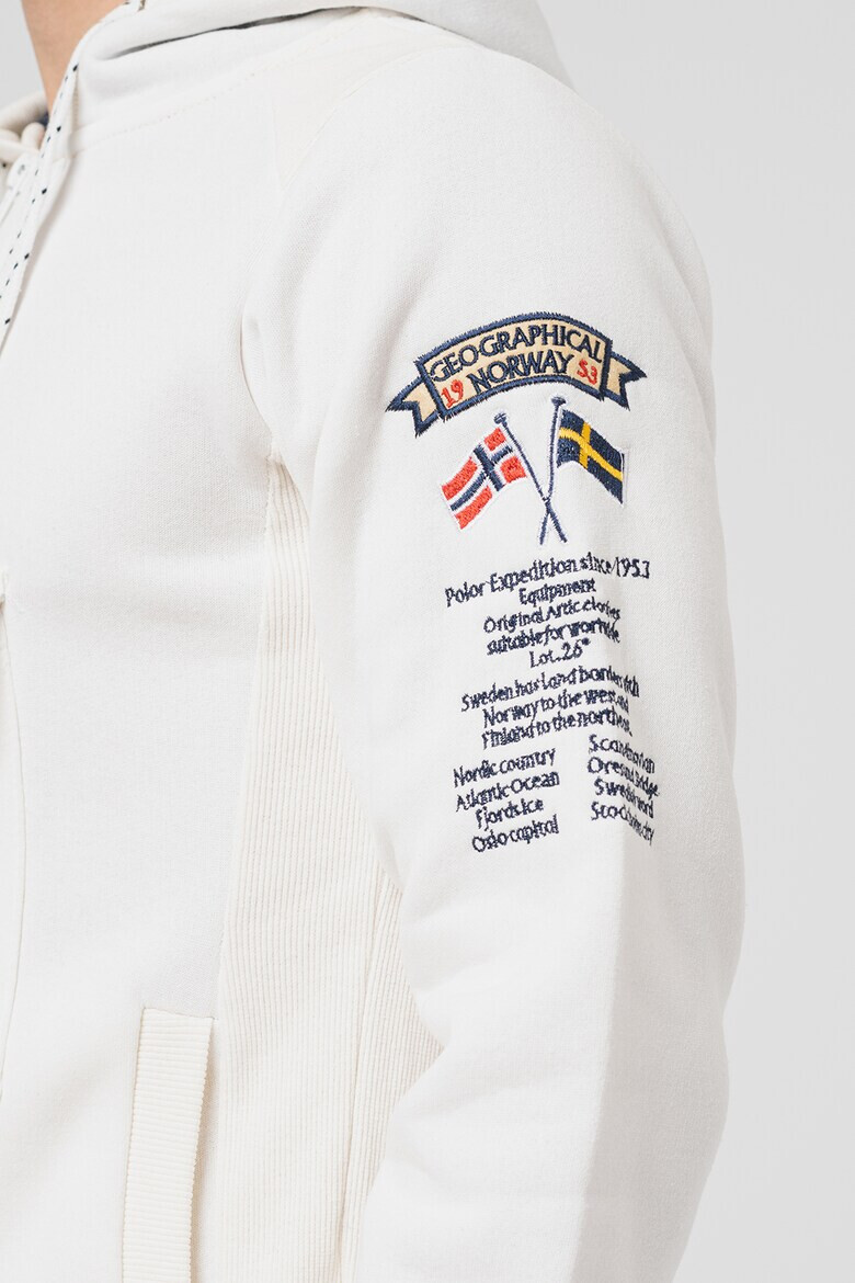 Geographical Norway Худи Gym Class с къс цип - Pepit.bg