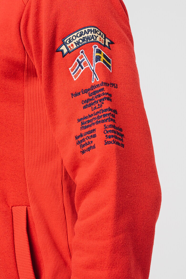 Geographical Norway Худи Gym Class с къс цип - Pepit.bg