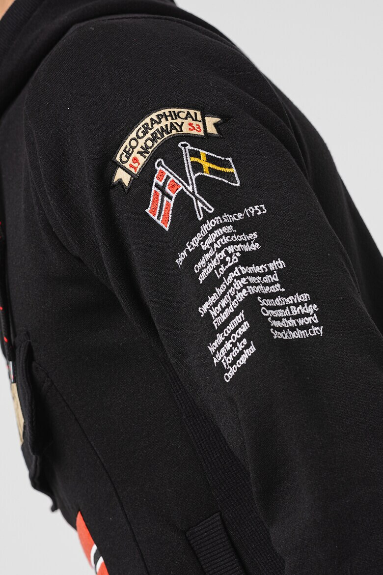Geographical Norway Худи Gym Class с къс цип - Pepit.bg