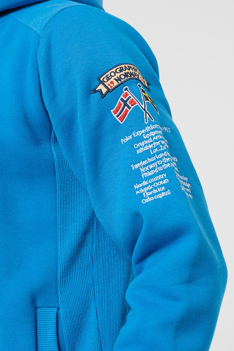 Geographical Norway Худи Gym Class с къс цип - Pepit.bg