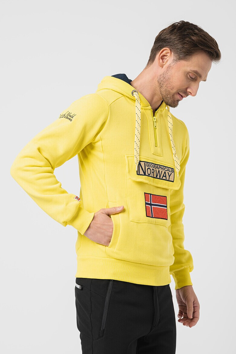 Geographical Norway Худи Gymclass с къс цип - Pepit.bg