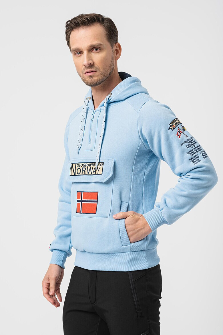 Geographical Norway Худи Gymclass с къс цип - Pepit.bg