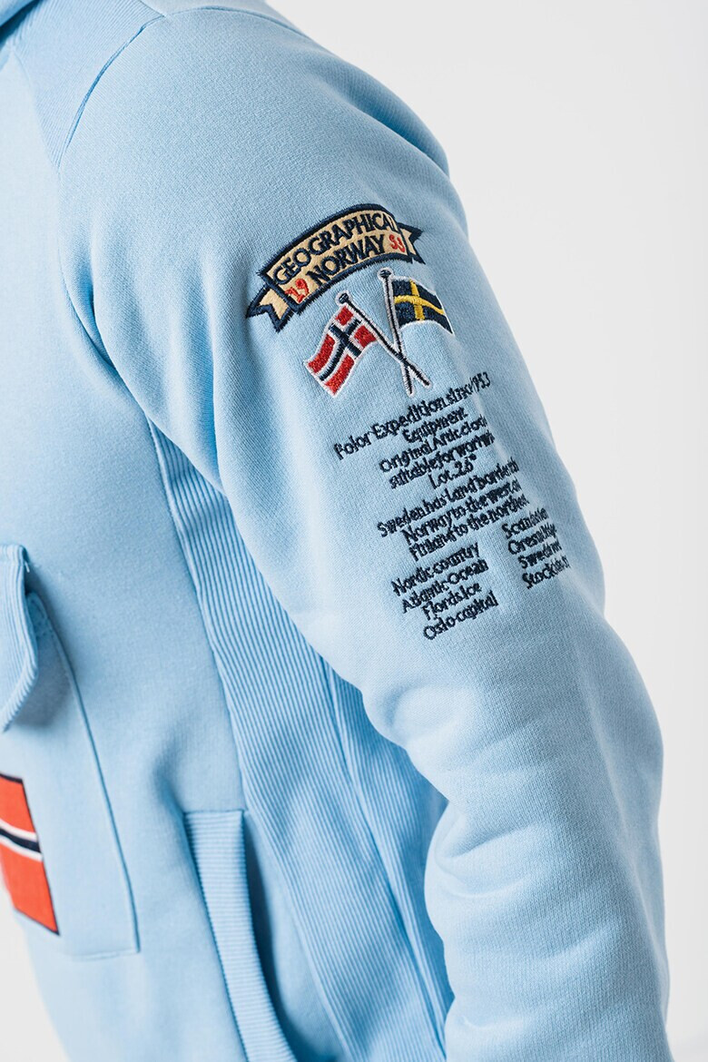 Geographical Norway Худи Gymclass с къс цип - Pepit.bg