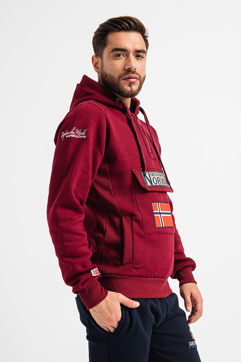 Geographical Norway Худи Gymclass с връзка и бродирано лого - Pepit.bg