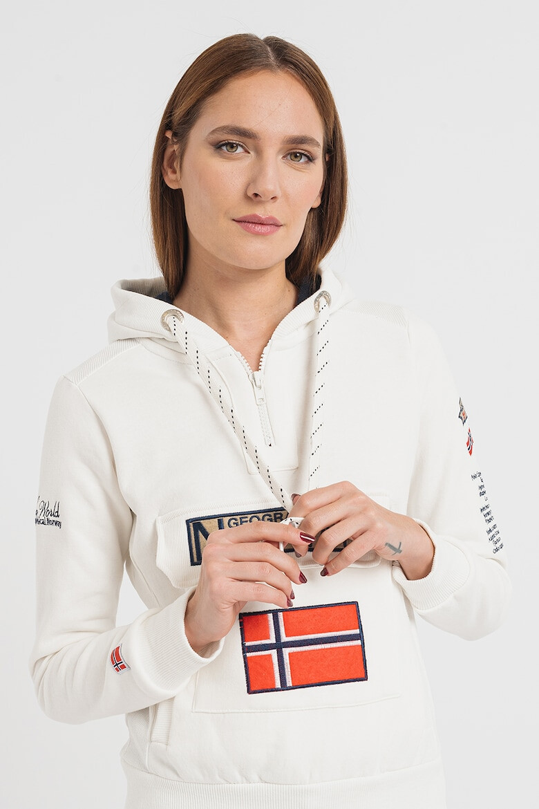 Geographical Norway Худи с цип Gymclass - Pepit.bg