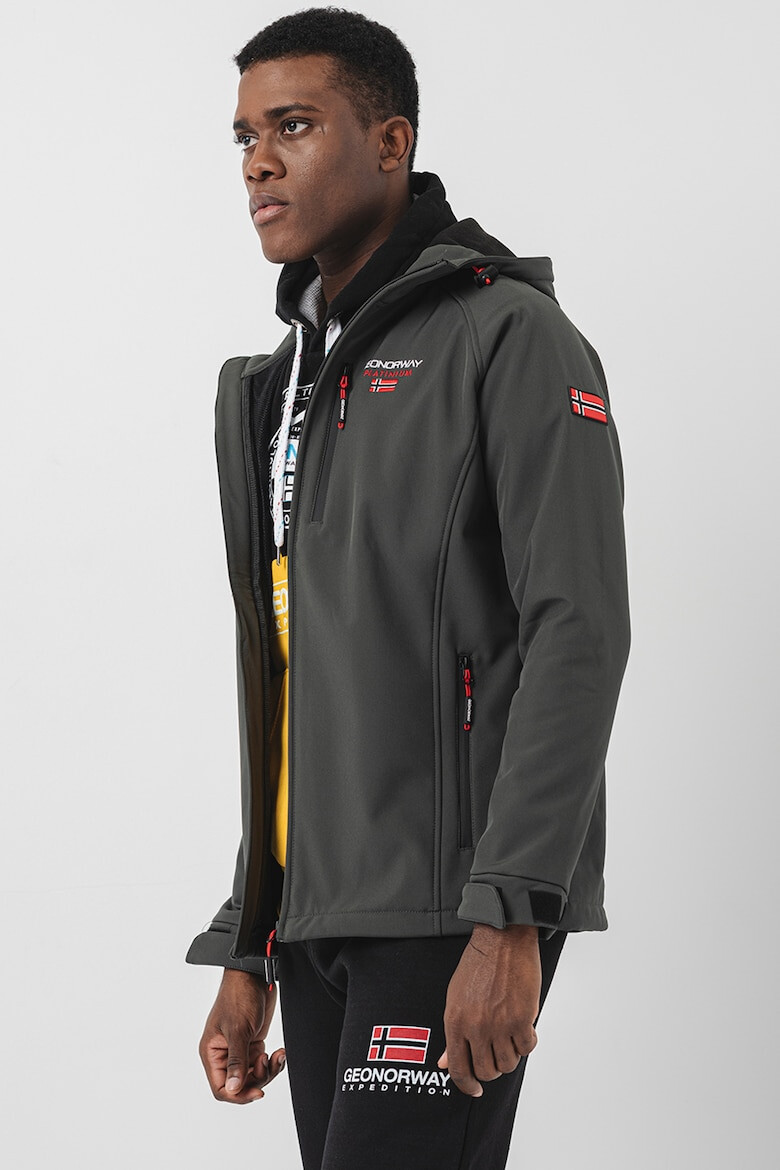 Geographical Norway Яке Takito с лого - Тъмно каки - Pepit.bg