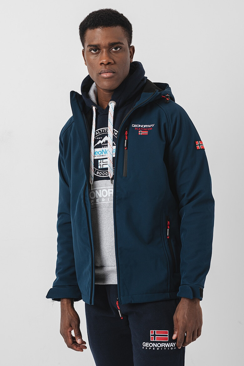 Geographical Norway Яке Takito с лого - Петролно синьо - Pepit.bg