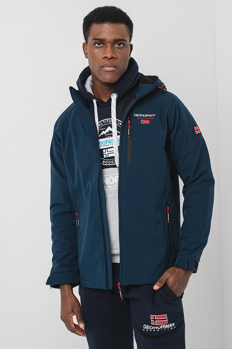 Geographical Norway Яке Takito с лого - Петролно синьо - Pepit.bg