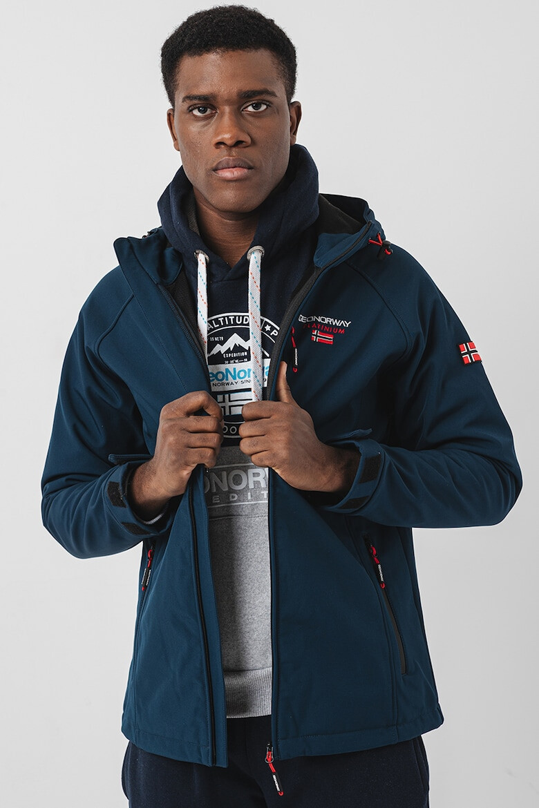 Geographical Norway Яке Takito с лого - Петролно синьо - Pepit.bg