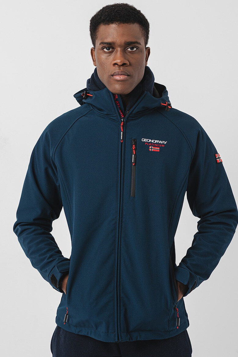 Geographical Norway Яке Takito с лого - Петролно синьо - Pepit.bg