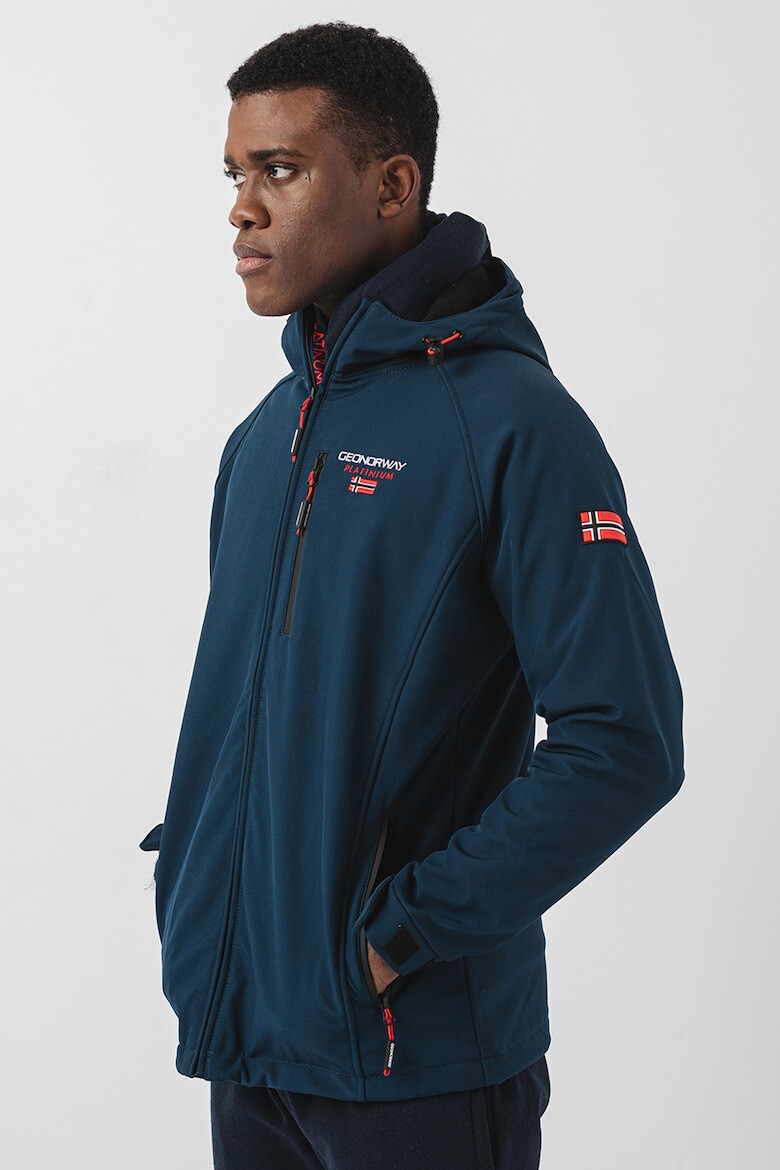 Geographical Norway Яке Takito с лого - Петролно синьо - Pepit.bg