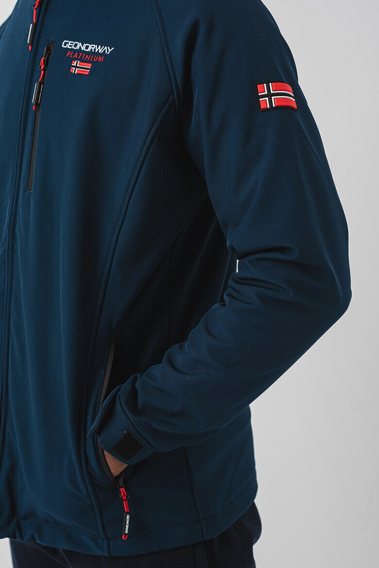 Geographical Norway Яке Takito с лого - Петролно синьо - Pepit.bg