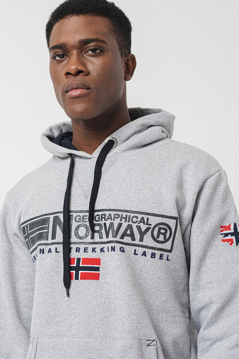 Geographical Norway Худи Gasic с памук с лого - Pepit.bg