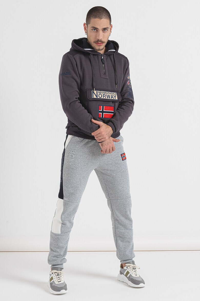 Geographical Norway Худи Gymclass с джобове с капаче - Pepit.bg