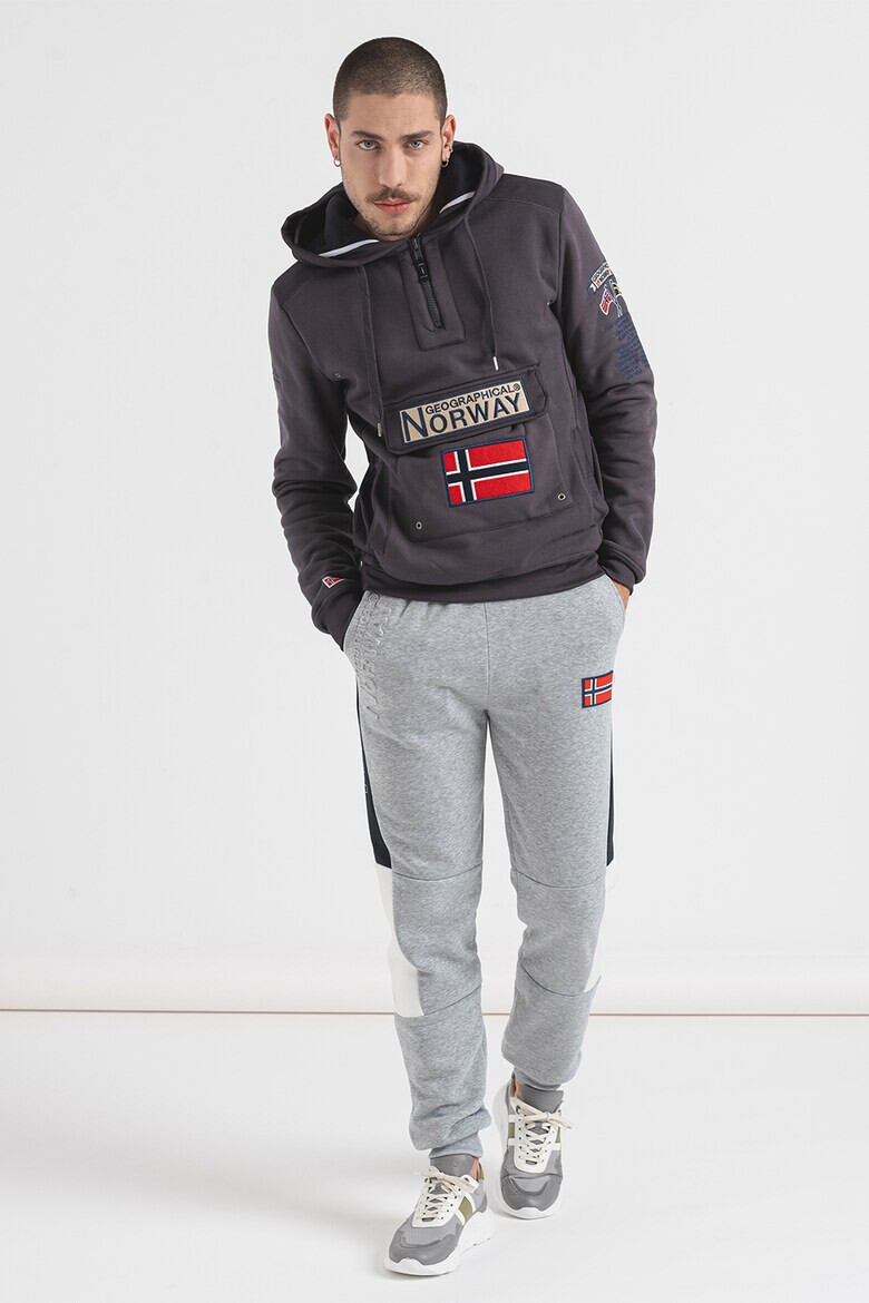 Geographical Norway Худи Gymclass с джобове с капаче - Pepit.bg