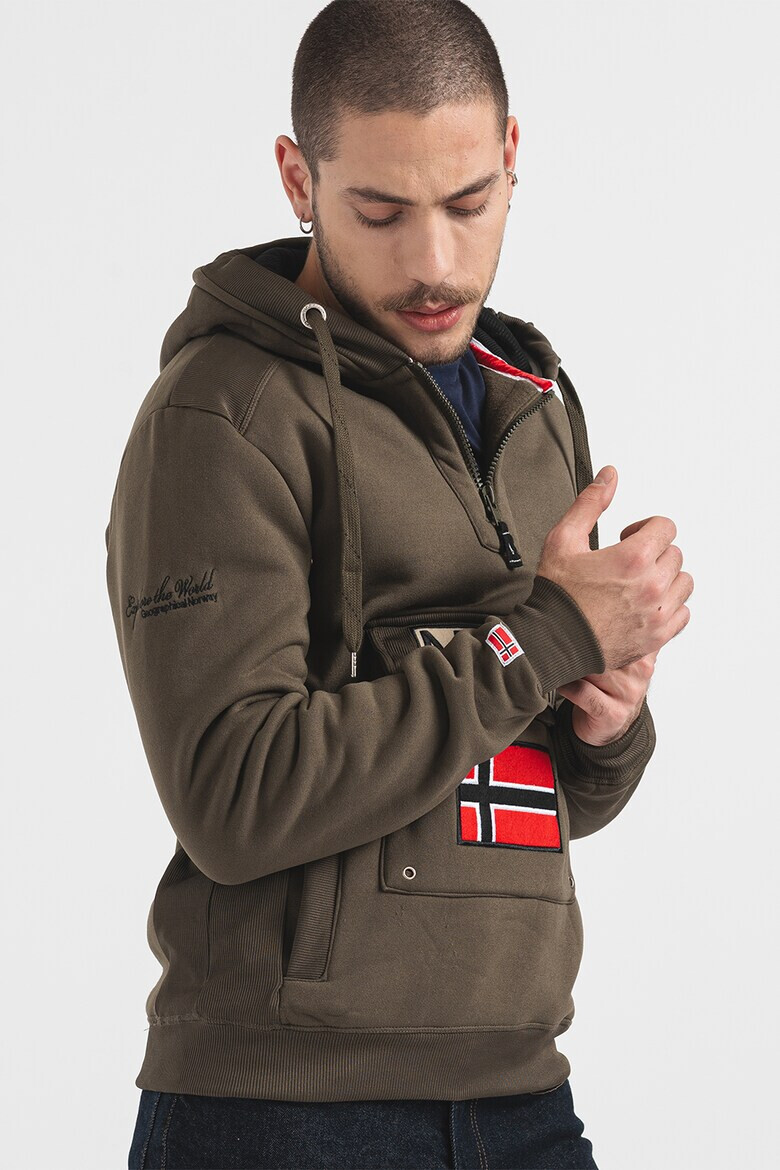 Geographical Norway Худи Gymclass с джобове с капаче - Pepit.bg