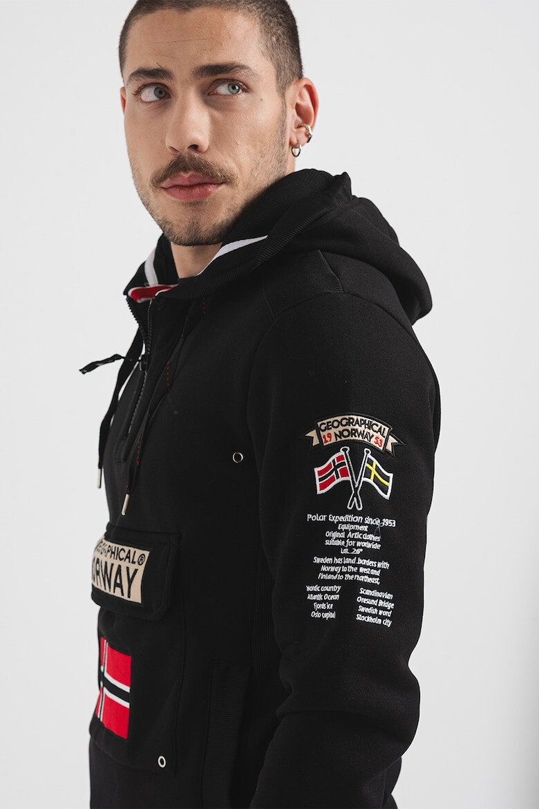 Geographical Norway Худи Gymclass с джобове с капаче - Pepit.bg