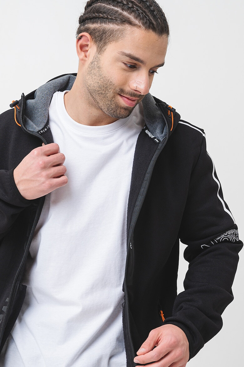 Geographical Norway Худи с цип и лого - Pepit.bg