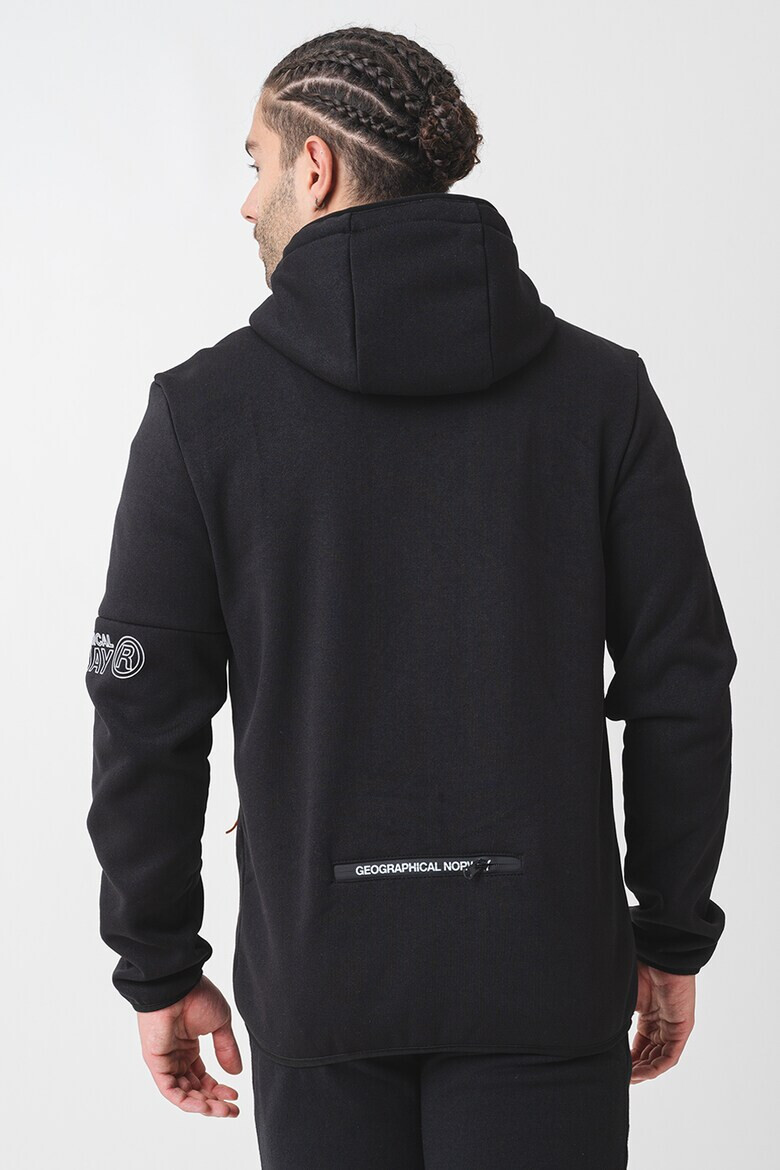 Geographical Norway Худи с цип и лого - Pepit.bg