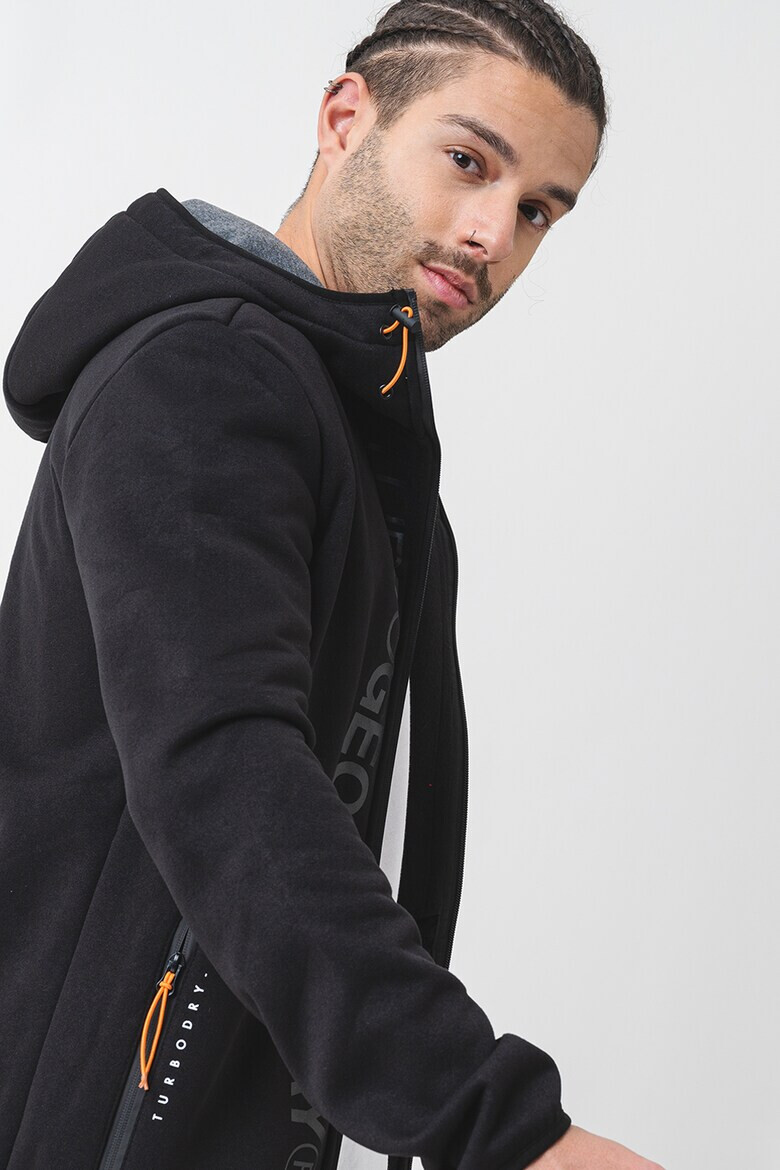 Geographical Norway Худи с цип и лого - Pepit.bg
