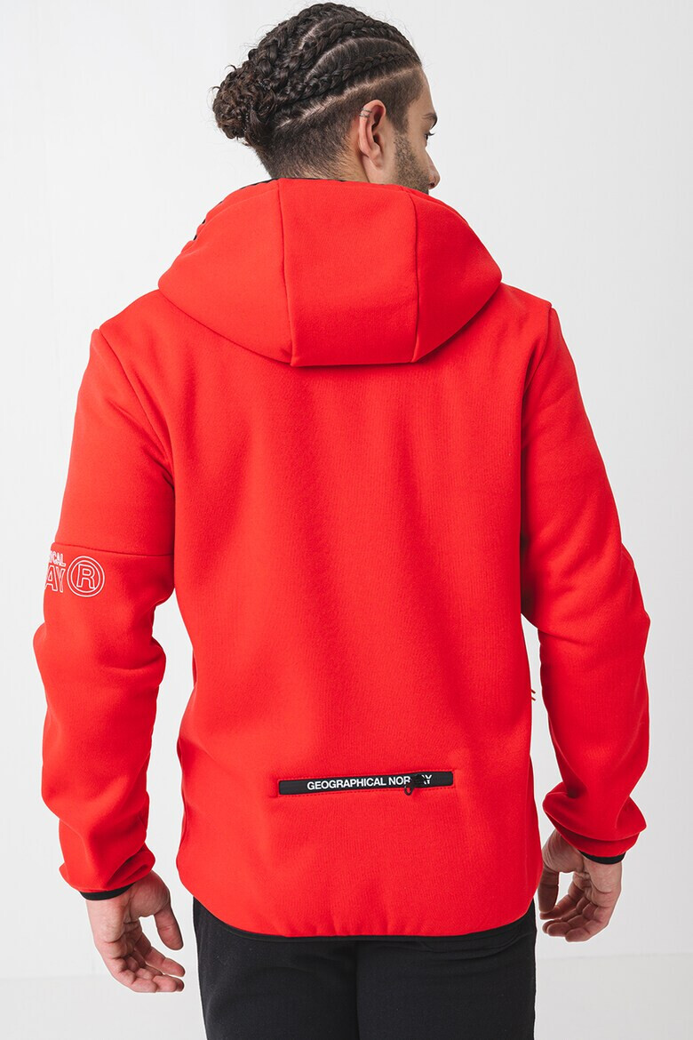 Geographical Norway Худи с цип и лого - Pepit.bg