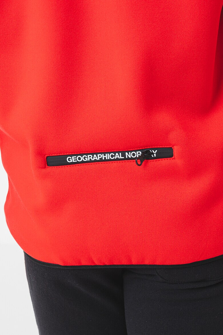 Geographical Norway Худи с цип и лого - Pepit.bg