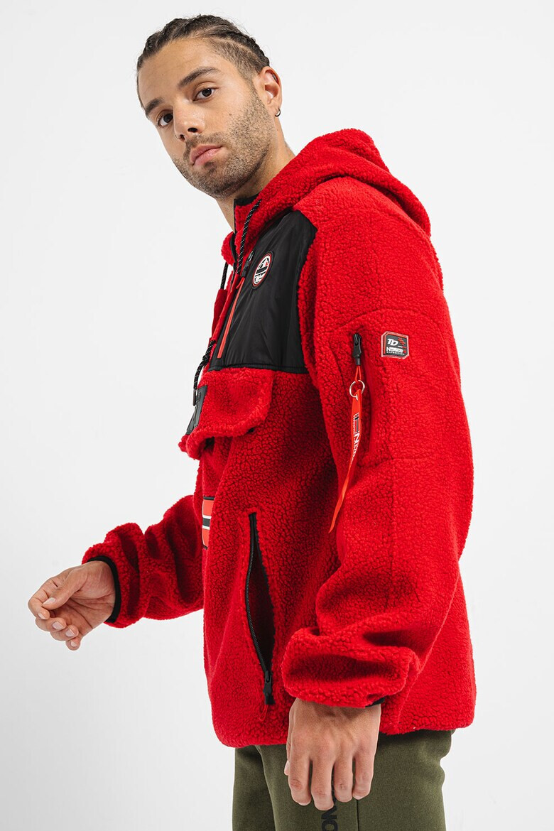 Geographical Norway Худи Terifique с лого - Червен - Pepit.bg