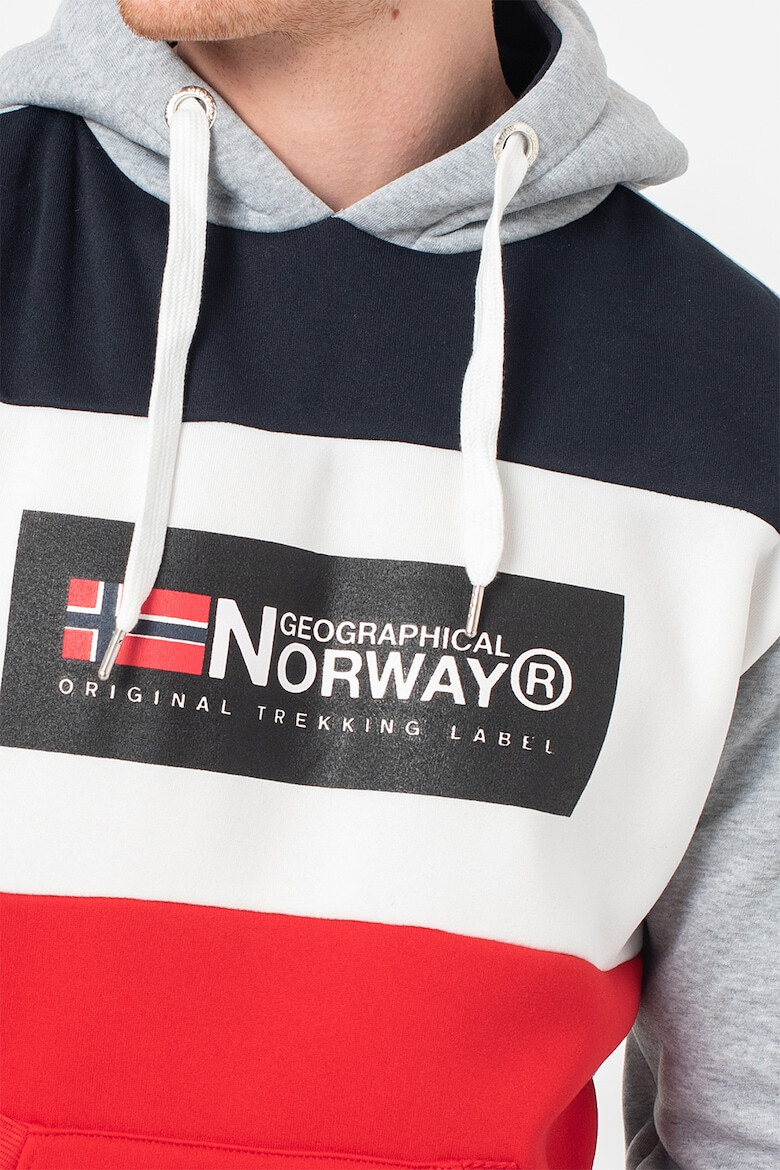 Geographical Norway Суитшърт Golem с качулка и джоб тип кенгуру - Pepit.bg