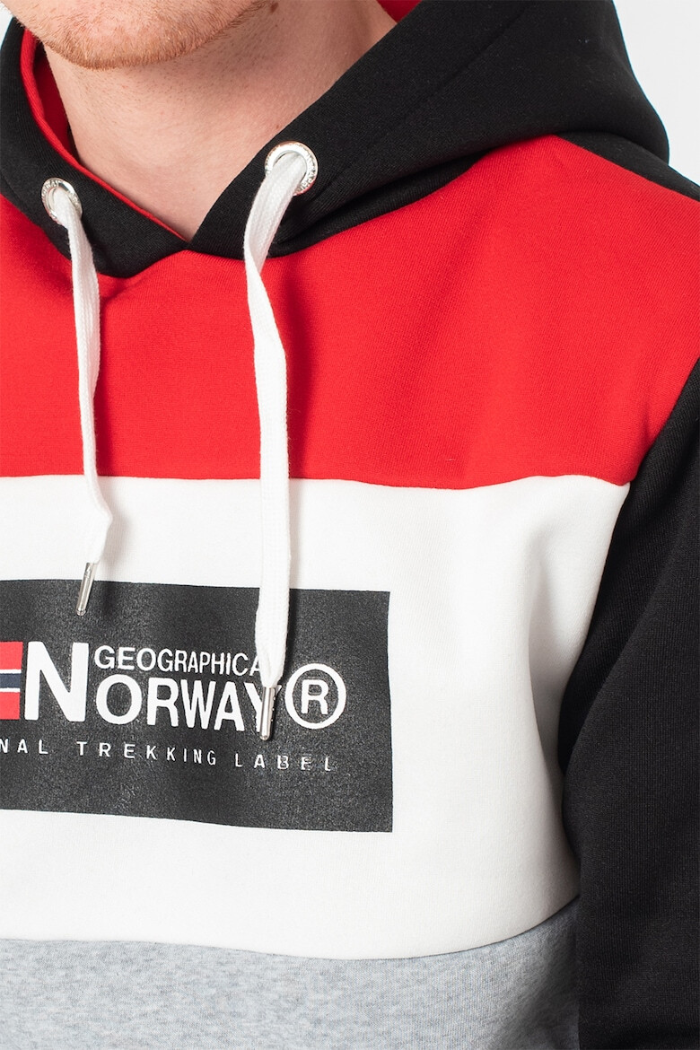 Geographical Norway Суитшърт Golem с качулка и джоб тип кенгуру - Pepit.bg