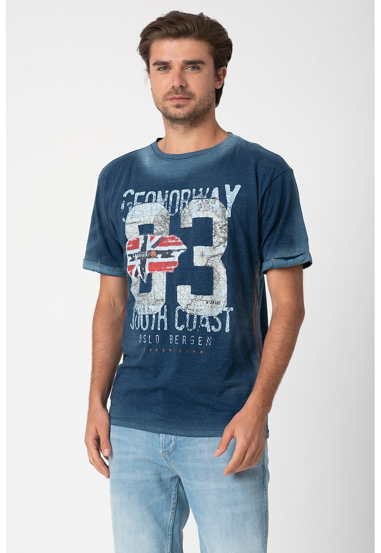 Geographical Norway Тениска Jalapo с лого - Pepit.bg