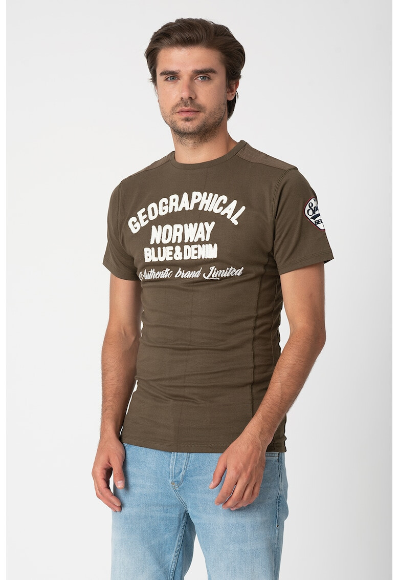 Geographical Norway Тениска Jivors с лого - Pepit.bg