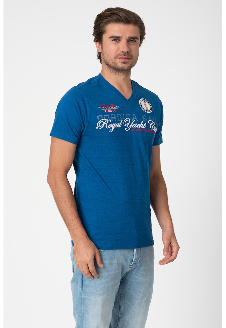 Geographical Norway Тениска Justin с шпиц - Pepit.bg