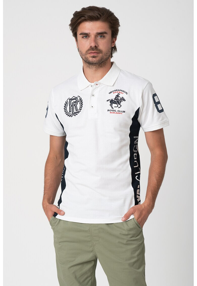 Geographical Norway Тениска Kindy с яка - Pepit.bg