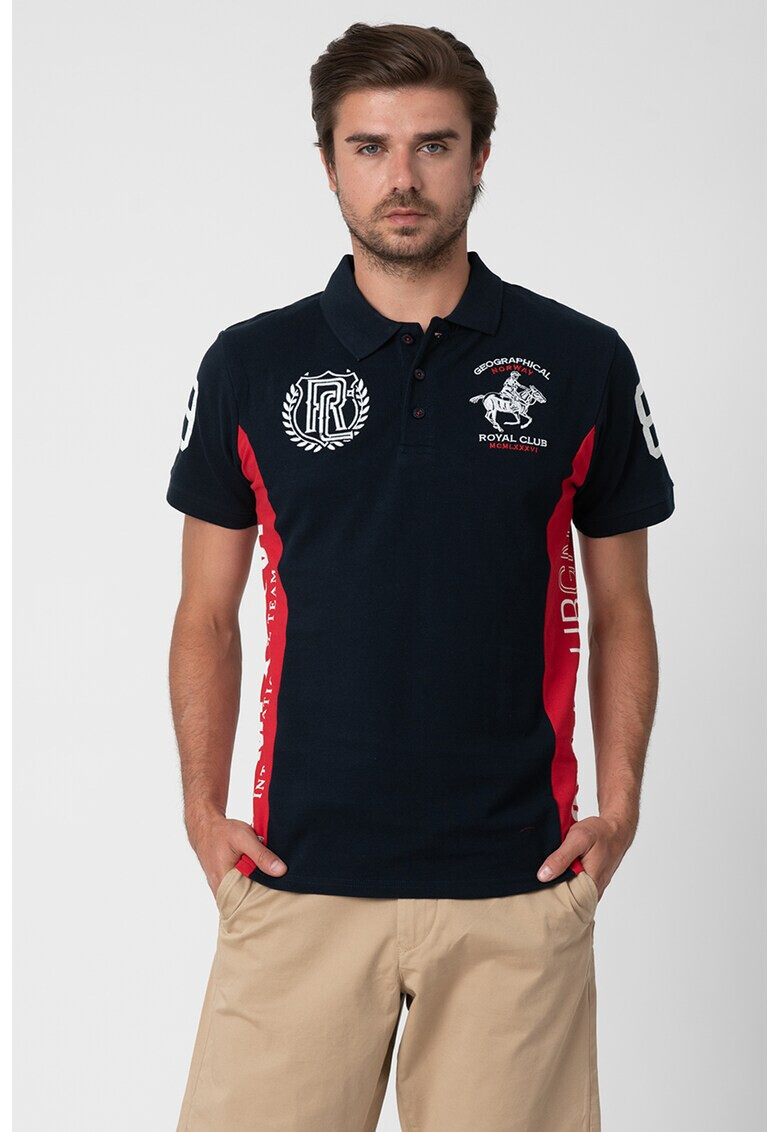 Geographical Norway Тениска Kindy с яка - Pepit.bg