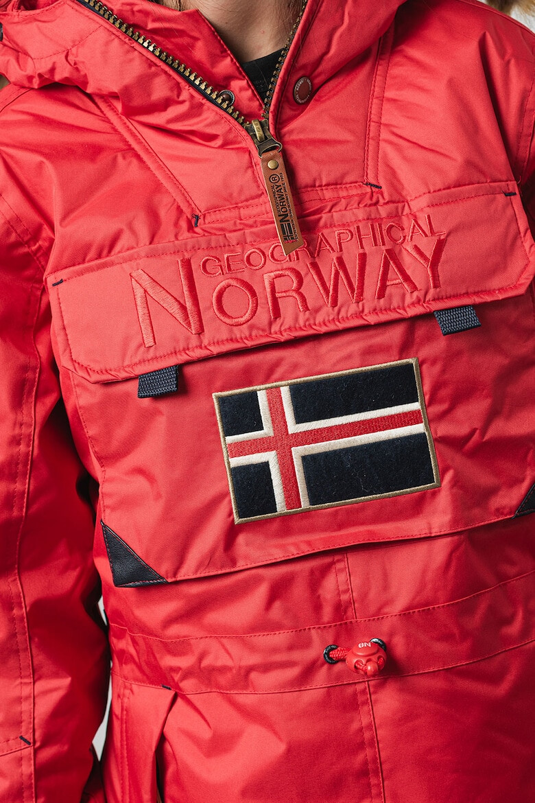 Geographical Norway Зимно яке Aubergine с качулка - Pepit.bg