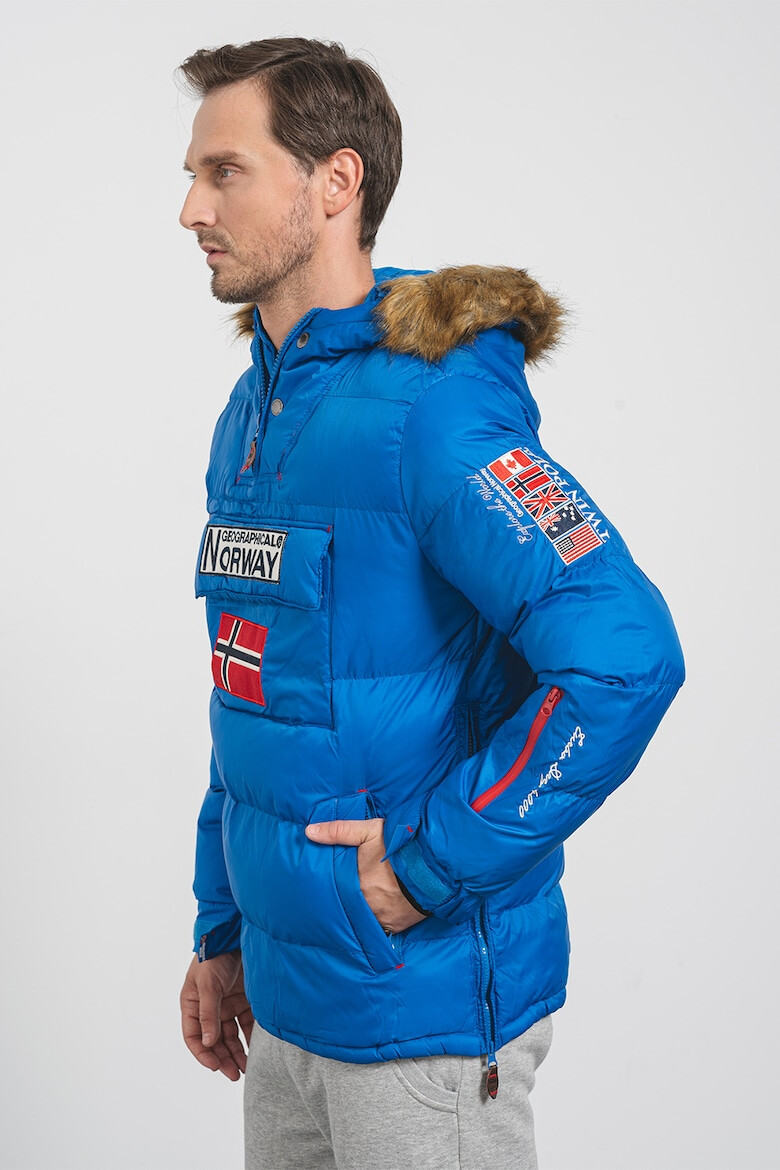 Geographical Norway Зимно яке Bilboquet с качулка без закопчаване - Pepit.bg