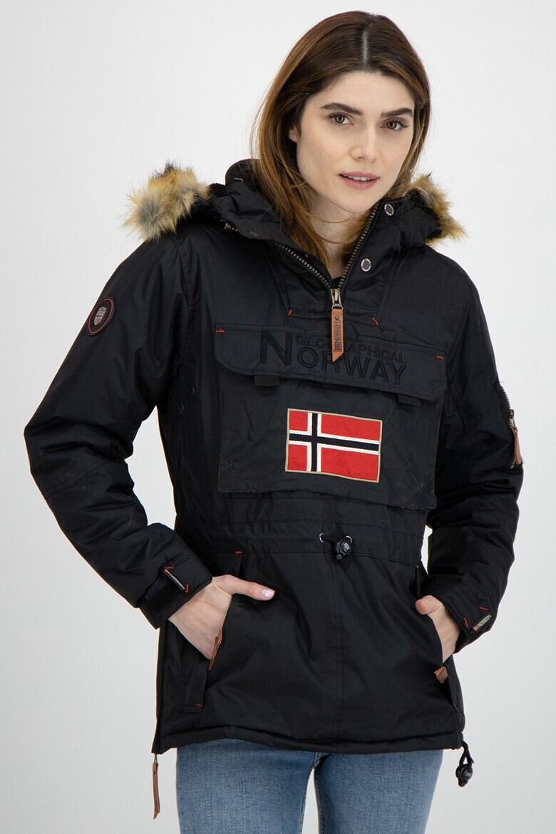Geographical Norway Зимно яке с качулка - Pepit.bg