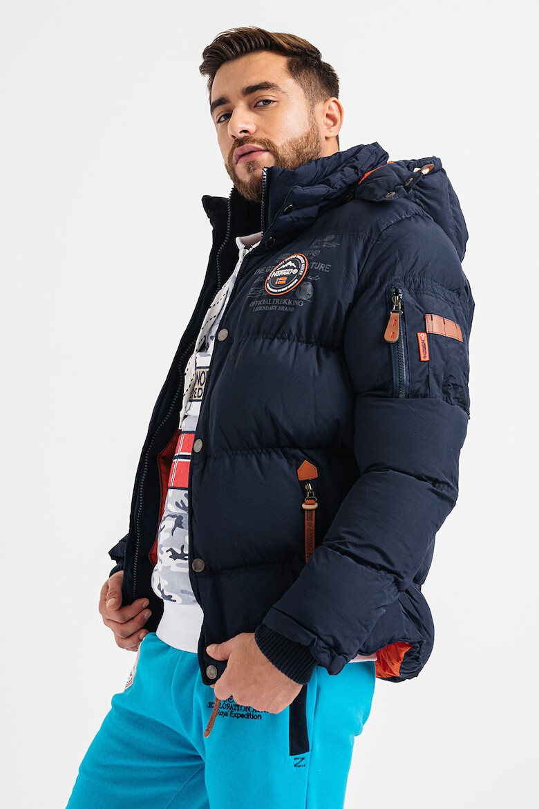 Geographical Norway Зимно капитонирано яке Verveine с отделяща се качулка - Pepit.bg